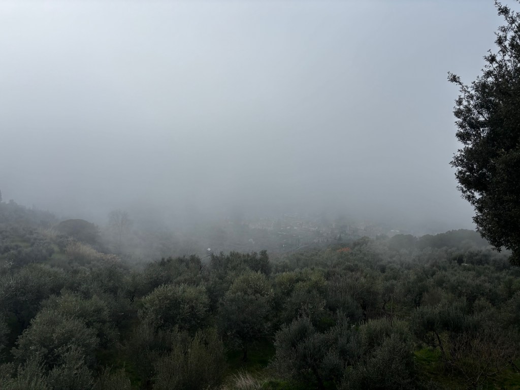 Under the Tuscan fog in&nbsp;Cortona