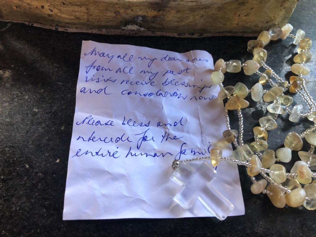 Energising the rosary beads on pilgrimage