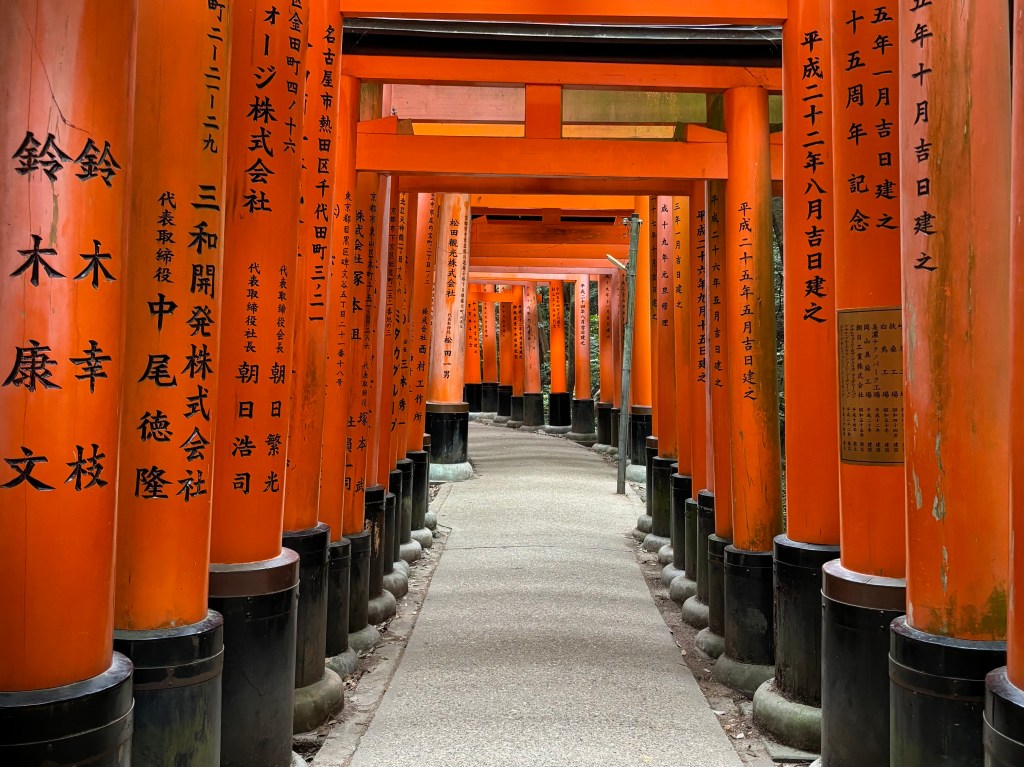 Kyoto — thousands and thousands of&nbsp;blessings