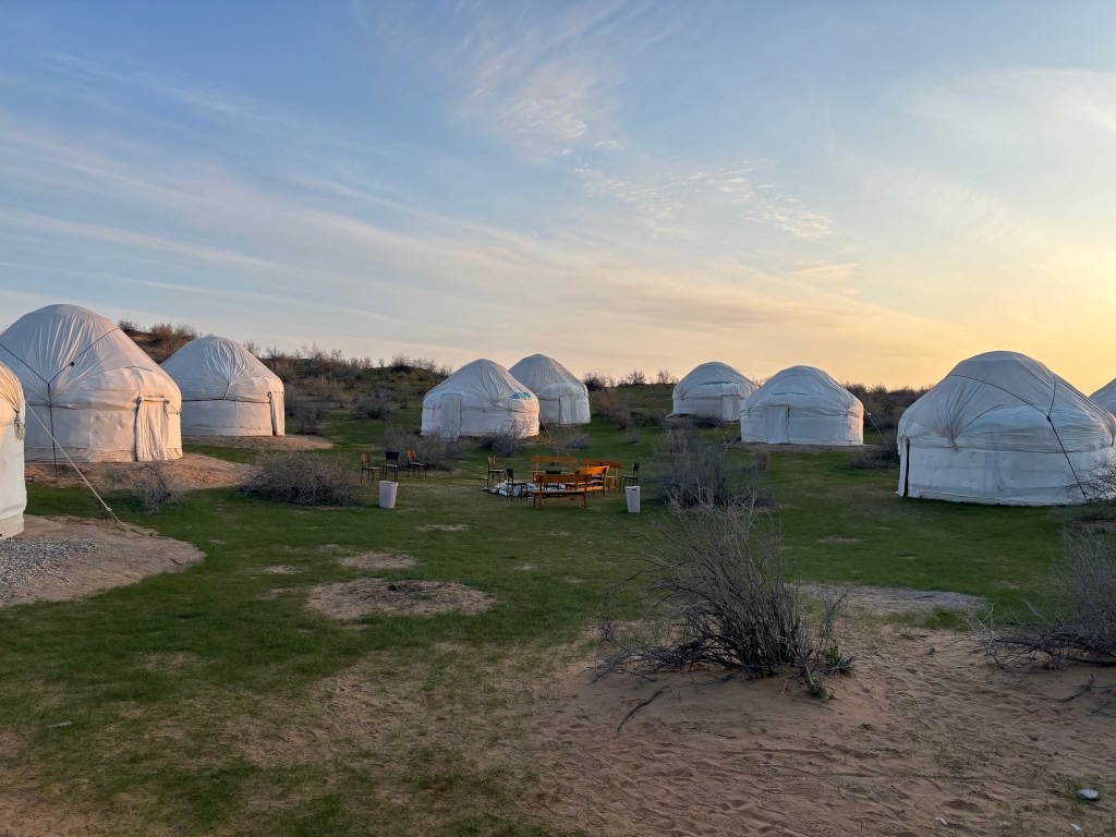 Far from deserted, you can hook up in a yurt if you want&nbsp;to