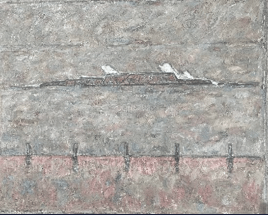 “Wedding Cake Island” by Robert Eadie.  Credit: National Art School, Sydney. 