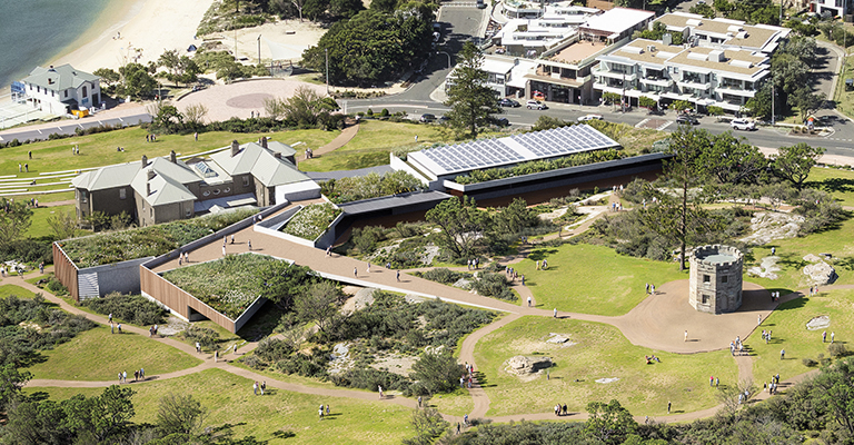 Artists impression of First Nations Cultural Precinct at La Perouse unveiled by Randwick Council on 27 May 2025